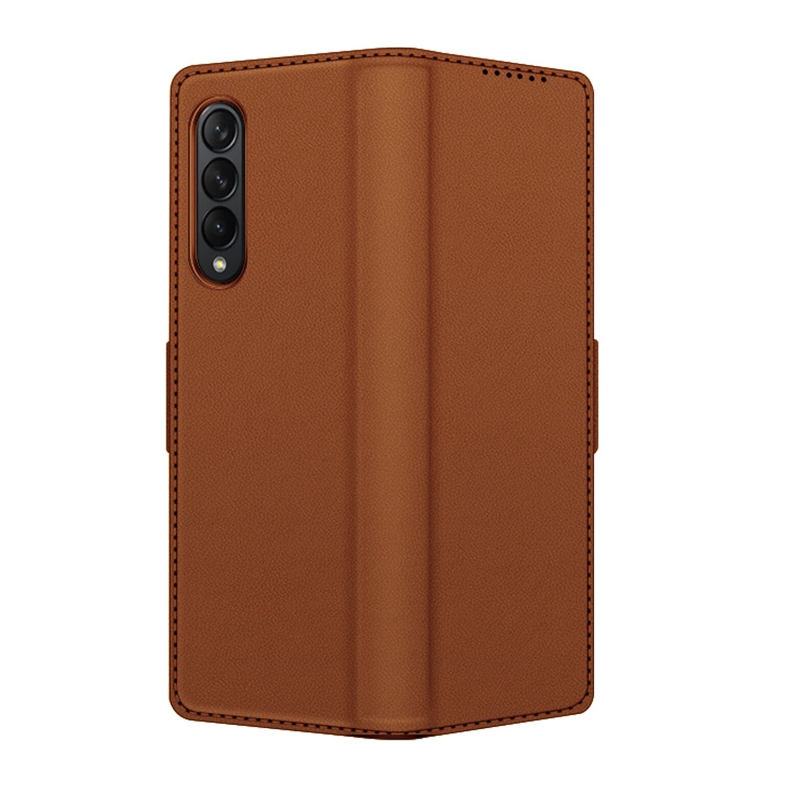 SaharaCase Folio Wallet Case for Samsung Galaxy Z Fold4, Brown (CP00310)