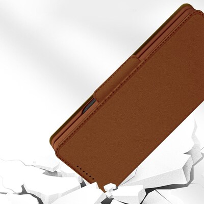 SaharaCase Folio Wallet Case for Samsung Galaxy Z Fold4, Brown (CP00310)