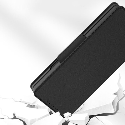 SaharaCase Folio Wallet Case for Samsung Galaxy Z Fold4, Black (CP00309)