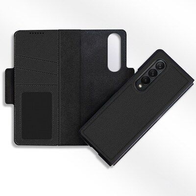 SaharaCase Folio Wallet Case for Samsung Galaxy Z Fold4, Black (CP00309)