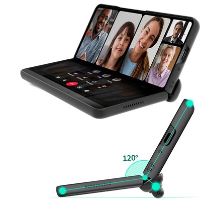 SaharaCase GRIP Series Full Body Case for Samsung Galaxy Z Fold4, Black (CP00306)