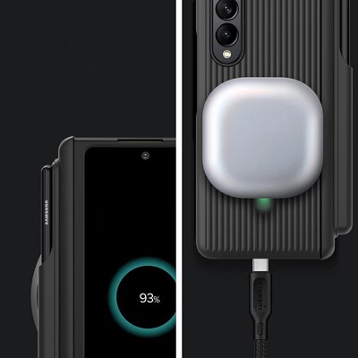 SaharaCase GRIP Series Full Body Case for Samsung Galaxy Z Fold4, Black (CP00306)