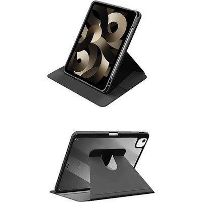 SaharaCase Rotating Folio Case for iPad Air 10.9-inch (4th Gen, 5th Gen) and iPad Air 11-inch M2 & M3, Black (TB00246)