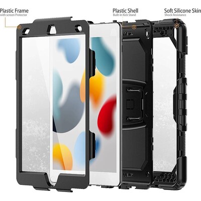 SaharaCase Defense Series Case for Apple iPad 10.2" (7th, 8th, 9th Generation 2021), Black (TB00079)