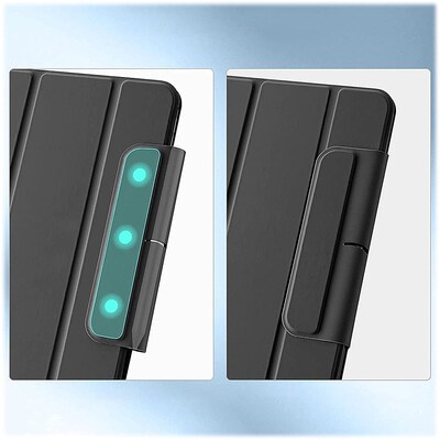 SaharaCase Magnetic Series Folio Case for iPad Air 10.9-inch (4th Gen, 5th Gen) and iPad Air 11-inch M2 & M3, Black (TB00245)