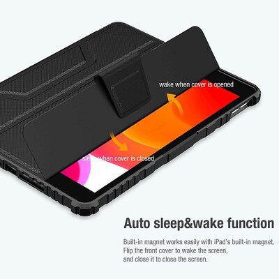 SaharaCase Heavy Duty Case for Apple iPad 10.2" (9th Generation 2021) and iPad 10.2" (8th Generation 2020), Black (TB00080)