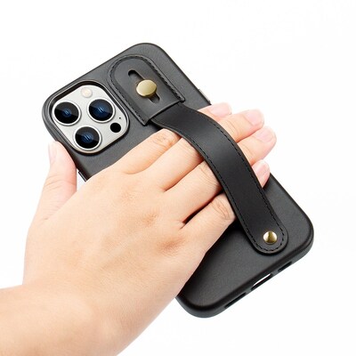 SaharaCase FingerGrip Series Case for Apple iPhone 14 Pro Max, Black (CP00363)