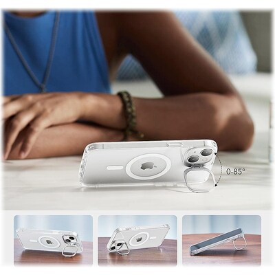 SaharaCase Hybrid-Flex Kickstand Case for Apple iPhone 14 Plus, Clear (CP00328)