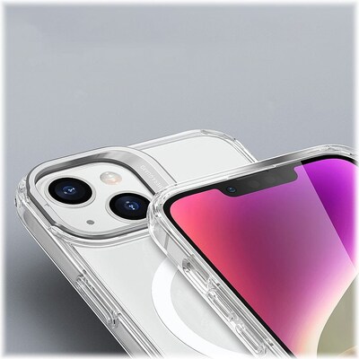 SaharaCase Hybrid-Flex Kickstand Case for Apple iPhone 14 Plus, Clear (CP00328)