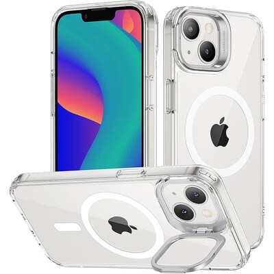 SaharaCase Hybrid-Flex Kickstand Case for Apple iPhone 14 Plus, Clear (CP00328)