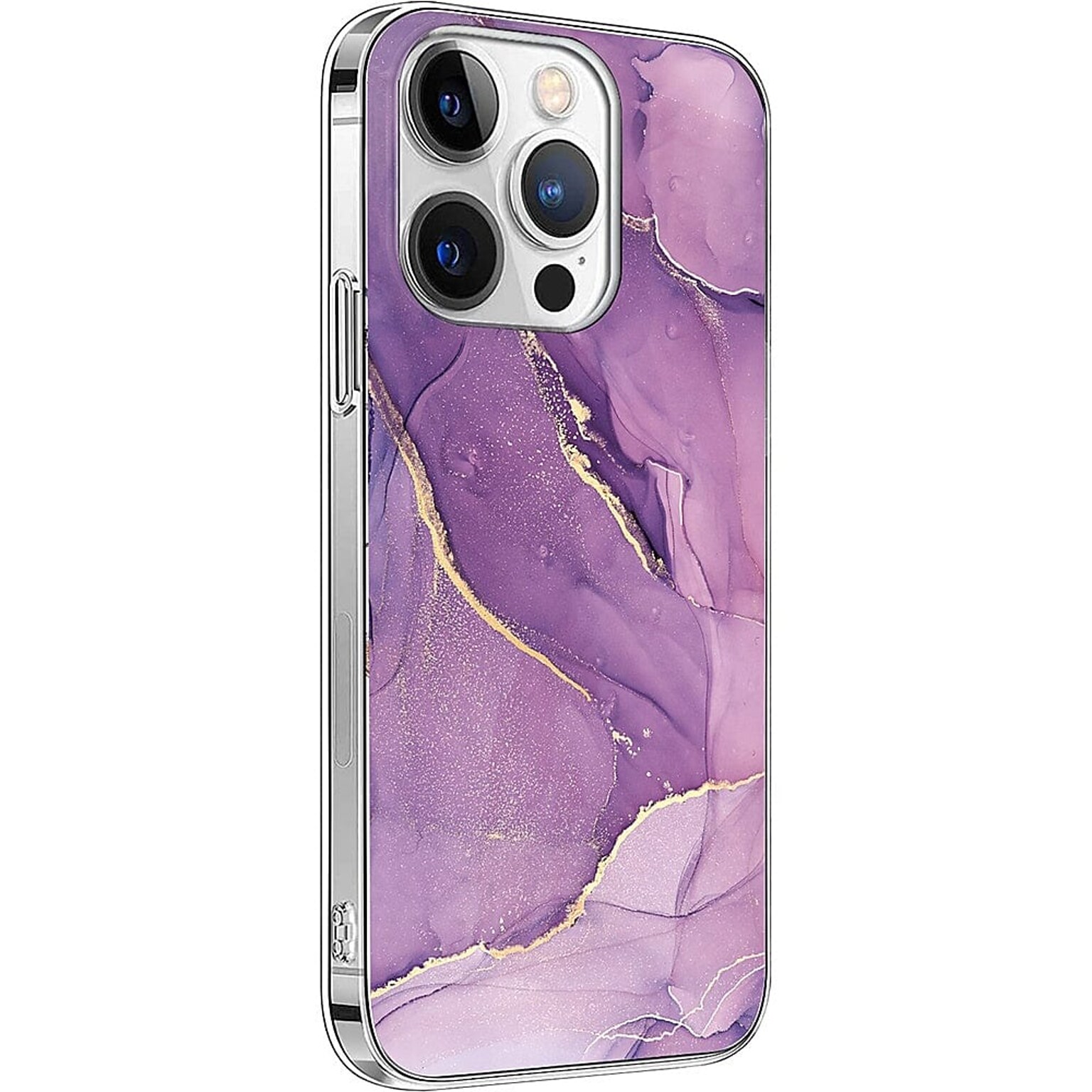 SaharaCase Marble Series Case for Apple iPhone 14 Pro, Purple Marble (CP00352)