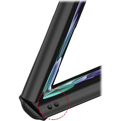 SaharaCase Full Body Case for Samsung Galaxy Z Flip4, Black (CP00300)