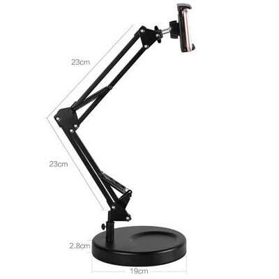 SaharaCase Long Arm Stand Holder for Most Cell Phones and Tablets, Black (TB00093)