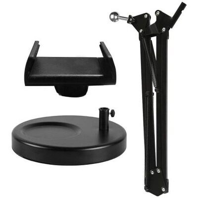 SaharaCase Long Arm Stand Holder for Most Cell Phones and Tablets, Black (TB00093)