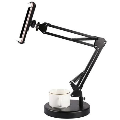 SaharaCase Long Arm Stand Holder for Most Cell Phones and Tablets, Black (TB00093)