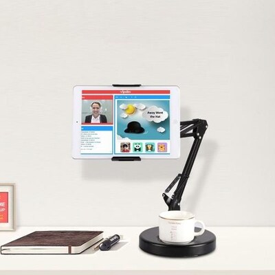 SaharaCase Long Arm Stand Holder for Most Cell Phones and Tablets, Black (TB00093)