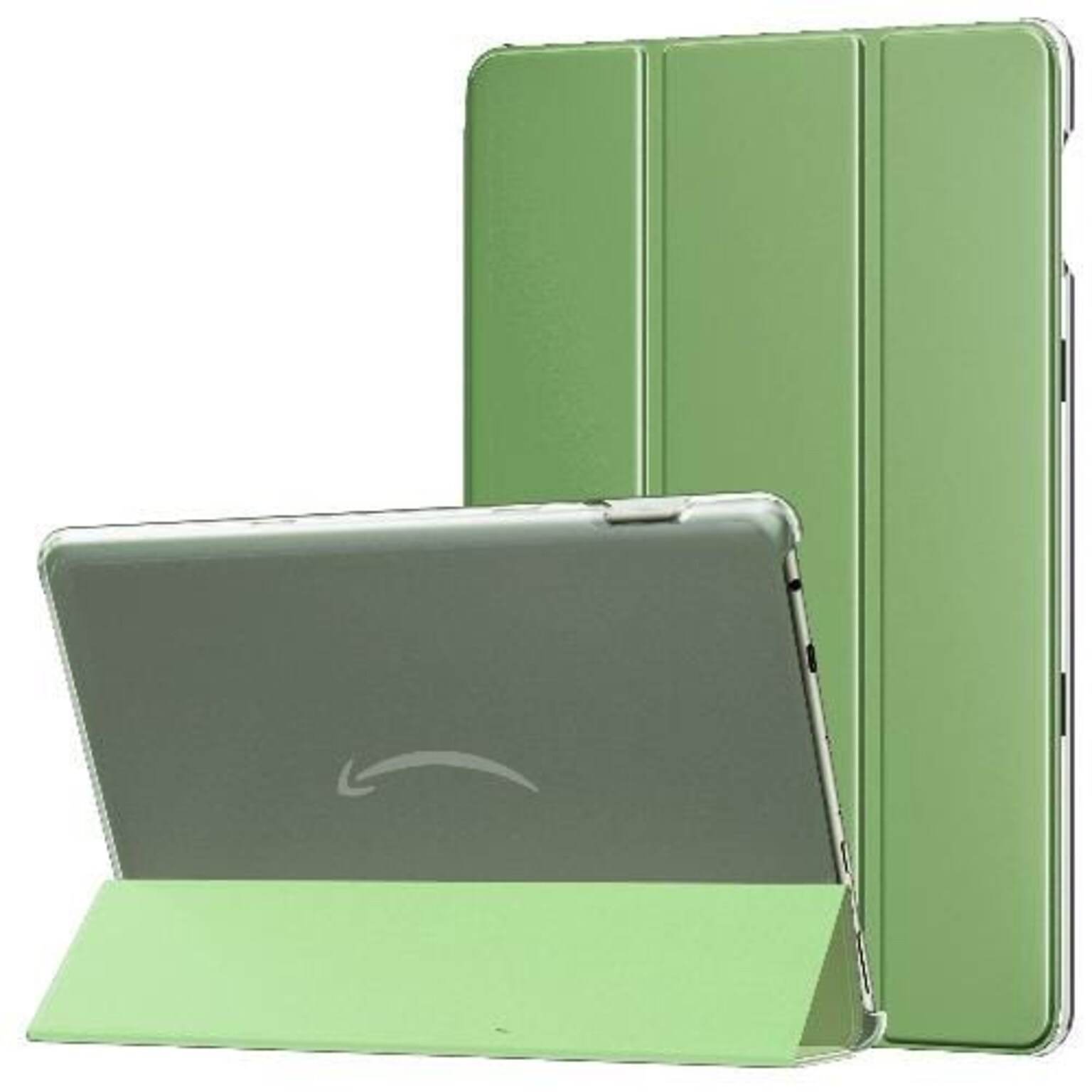 SaharaCase Tri-Fold Folio Case for Amazon Fire HD 10 (2021), Olive Green (TB00122)