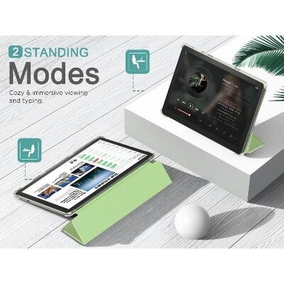 SaharaCase Tri-Fold Folio Case for Amazon Fire HD 10 (2021), Olive Green (TB00122)