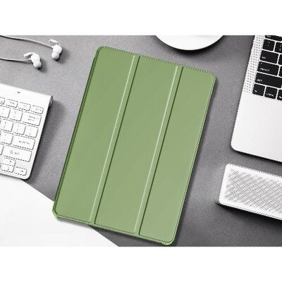 SaharaCase Tri-Fold Folio Case for Amazon Fire HD 10 (2021), Olive Green (TB00122)
