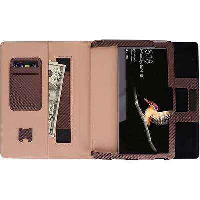 SaharaCase Bi-Fold Folio Case for Microsoft Surface Go 3, Brown (TB00169)