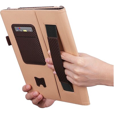 SaharaCase Bi-Fold Folio Case for Microsoft Surface Go 3, Brown (TB00169)