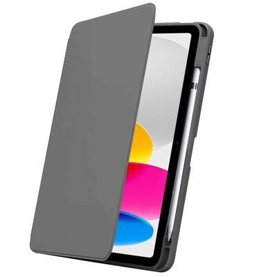 SaharaCase Rotating Folio Case for iPad 11'' (A16) and iPad 10.9" (10th Gen) , Dark Gray (TB00272)