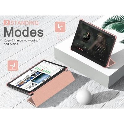 SaharaCase Tri-Fold Folio Case for Amazon Fire HD 10 (2021), Pink (TB00121)