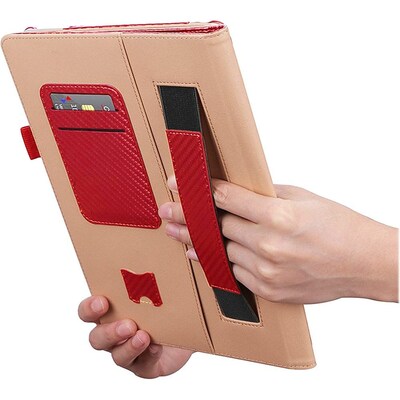 SaharaCase Bi-Fold Folio Case for Microsoft Surface Go 3, Red (TB00168)