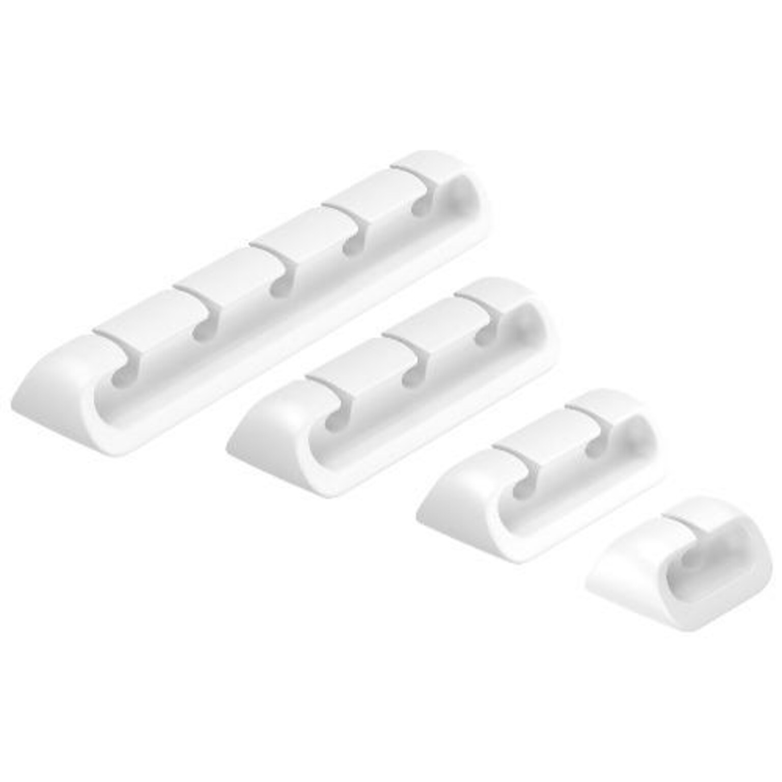 SaharaCase USB Cable Holder Organizer (4-Pack), White (TB00098)