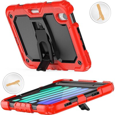 SaharaCase Defense Series Case for Apple iPad mini A17 Pro & 6th Generation 2021, Red (TB00056)