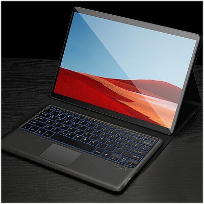 SaharaCase Keyboard Case for Microsoft Surface Pro X (2021), Black (TB00183)