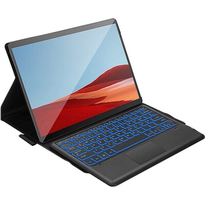 SaharaCase Keyboard Case for Microsoft Surface Pro X (2021), Black (TB00183)