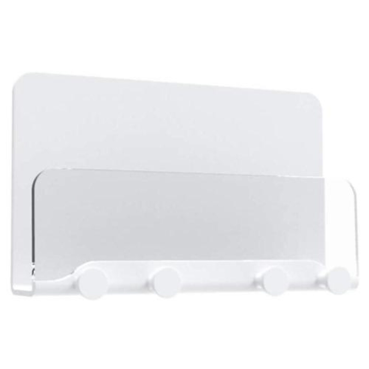 SaharaCase Bathroom Wall Mount for Most Cell Phones, Clear White (TB00109)