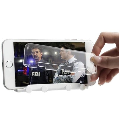 SaharaCase Bathroom Wall Mount for Most Cell Phones, Clear White (TB00109)