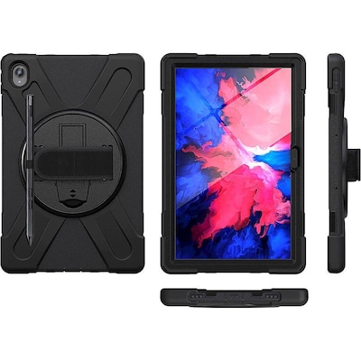 SaharaCase Protection Hand Strap Series Case for Lenovo Tab P11, Black (TB00145)