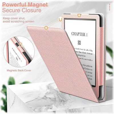 SaharaCase Multi-Angle Case for Amazon Kindle Paperwhite (11th Generation, 2021-2023 Release), Pink (TB00185)