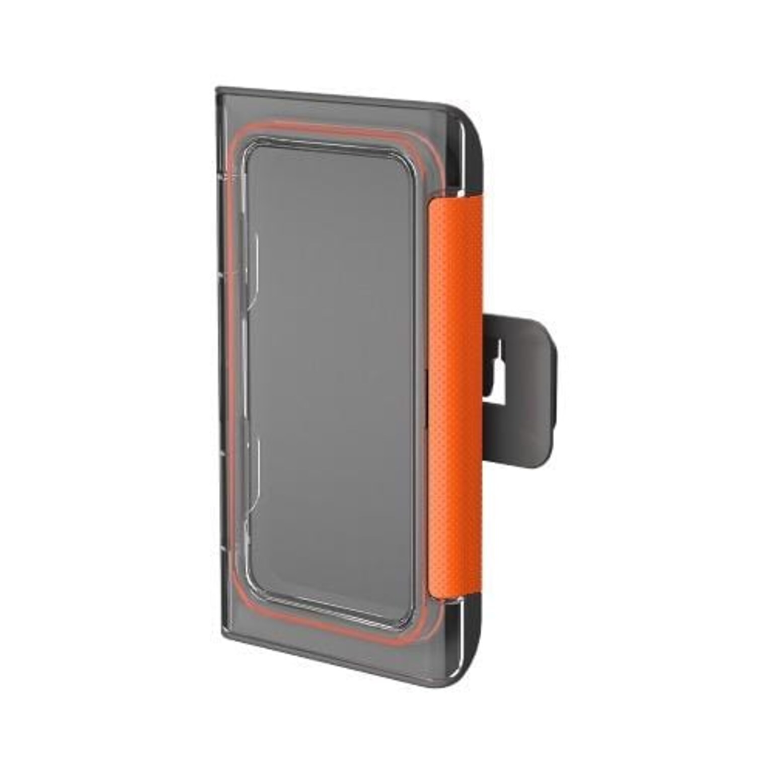 SaharaCase Bathroom Wall Mount for Most Cell Phones, Black and Orange (TB00108)