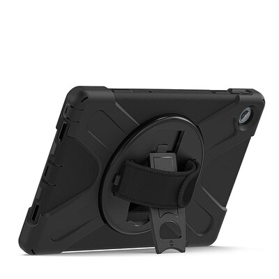 SaharaCase Protection Hand Strap Series Case for Lenovo Tab M10 Plus (3rd Gen), Black (TB00266)