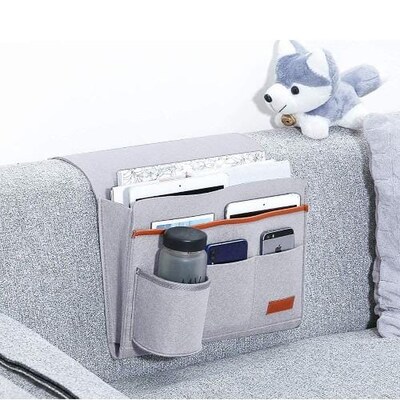 SaharaCase Sofa Storage Bag for Most Cell Phones and Tablets, Gray (TB00105)