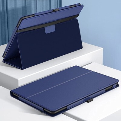 SaharaCase Bi-Fold Folio Case for Amazon Fire HD 10 (2021), Blue (TB00116)