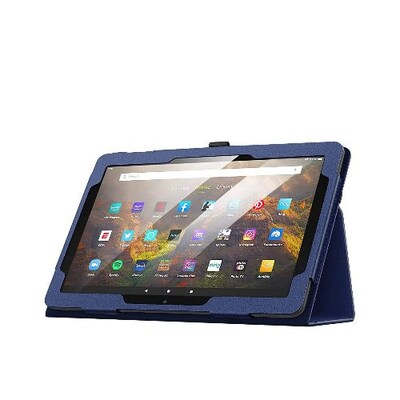 SaharaCase Bi-Fold Folio Case for Amazon Fire HD 10 (2021), Blue (TB00116)