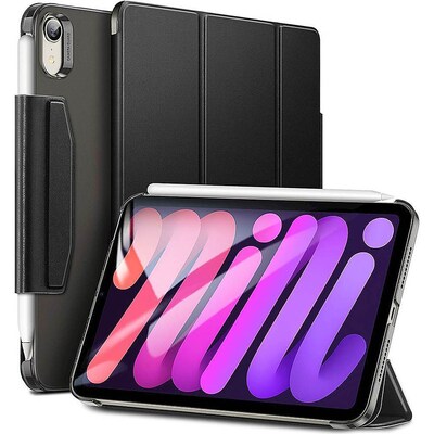 SaharaCase ESR Folio Case for Apple iPad mini A17 Pro & 6th Generation 2021, Black (TB00041)