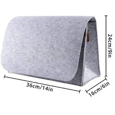 SaharaCase Bedside Storage Bag for Most Cell Phones and Tablets, Gray (TB00103)