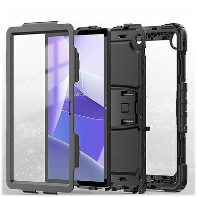 SaharaCase Defense Series Case for Lenovo Tab M10 Plus (3rd Gen), Black (TB00267)