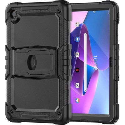 SaharaCase Defense Series Case for Lenovo Tab M10 Plus (3rd Gen), Black (TB00267)