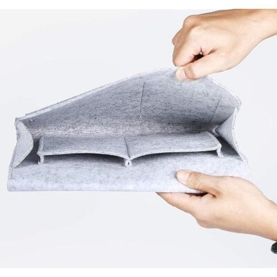 SaharaCase Bedside Storage Bag for Most Cell Phones and Tablets, Gray (TB00102)