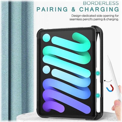 SaharaCase Multi-Angle Case for Apple iPad mini A17 Pro & 6th Generation 2021, Black (TB00045)