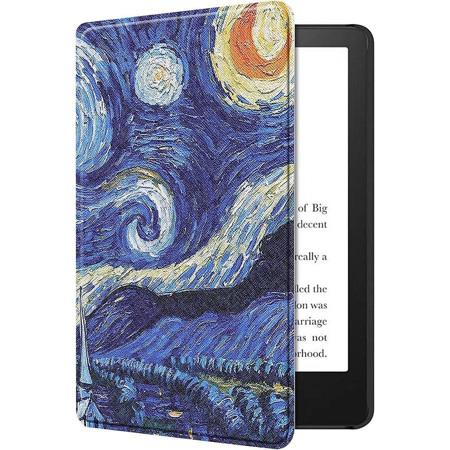 SaharaCase Folio Case for Amazon Kindle Paperwhite (11th Generation, 2021-2023 Release), Blue/White (TB00194)