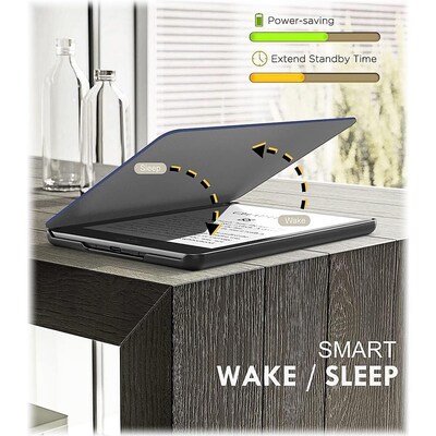 SaharaCase Folio Case for Amazon Kindle Paperwhite (11th Generation, 2021-2023 Release), Blue/White (TB00194)