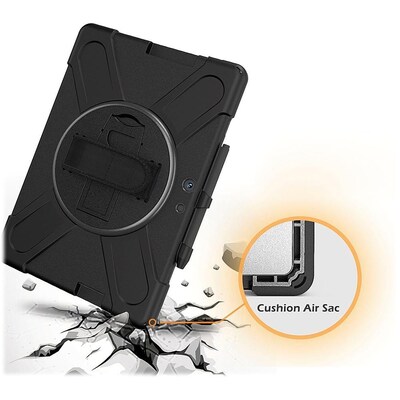 SaharaCase Protection Hand Strap Series Case for Microsoft Surface Pro X 2021, Black (TB00179)